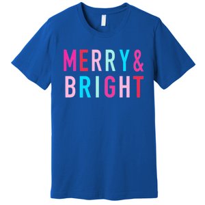 Merry And Bright Christmas Cute Gift Premium T-Shirt