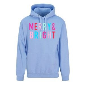 Merry And Bright Christmas Cute Gift Unisex Surf Hoodie