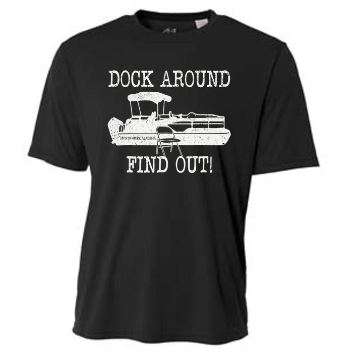 Montgomery Alabama Boat Dock Brawl Funny Dock Fight Meme Cooling Performance Crew T-Shirt