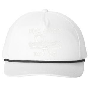 Montgomery Alabama Boat Dock Brawl Funny Dock Fight Meme Snapback Five-Panel Rope Hat