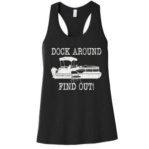 Montgomery Alabama Boat Dock Brawl Funny Dock Fight Meme Women's Racerback Tank