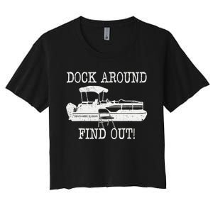 Montgomery Alabama Boat Dock Brawl Funny Dock Fight Meme Women's Crop Top Tee