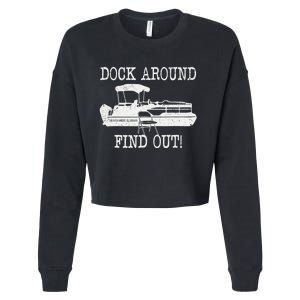 Montgomery Alabama Boat Dock Brawl Funny Dock Fight Meme Cropped Pullover Crew