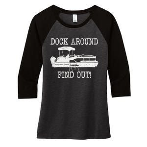 Montgomery Alabama Boat Dock Brawl Funny Dock Fight Meme Women's Tri-Blend 3/4-Sleeve Raglan Shirt