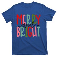 Merry And Bright Christmas Cute Meaningful Gift T-Shirt