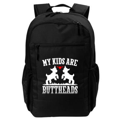 My Are Buttheads Funny Goat Lover Goat Mom Farmer Meaningful Gift Backpack