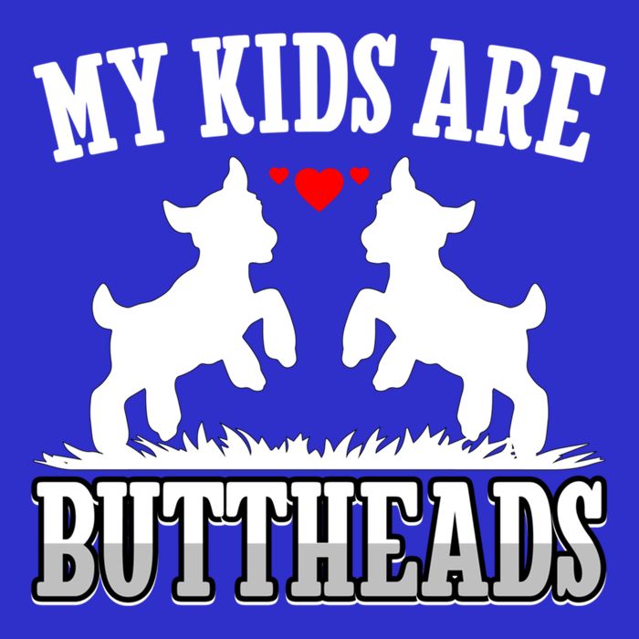 My Are Buttheads Funny Goat Lover Goat Mom Farmer Meaningful Gift Baby Bodysuit