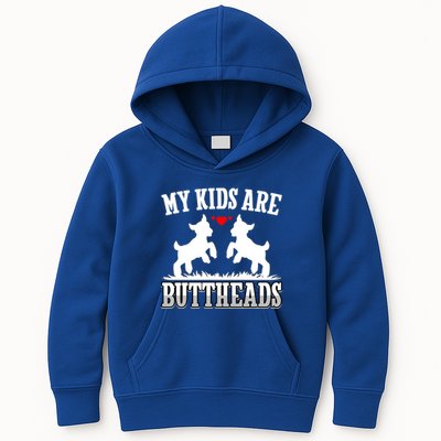 My Are Buttheads Funny Goat Lover Goat Mom Farmer Meaningful Gift Kids Hoodie