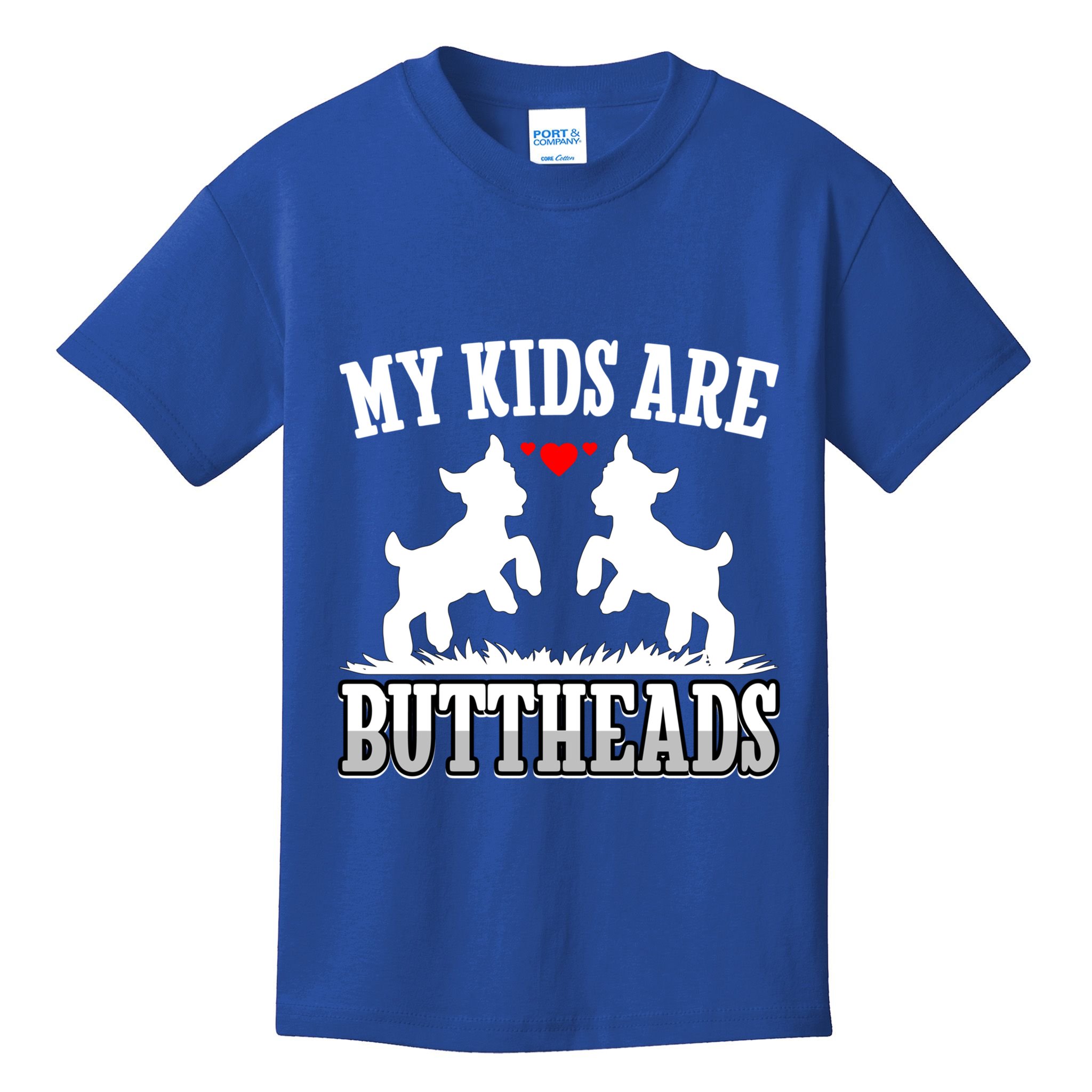 My Are Buttheads Funny Goat Lover Goat Mom Farmer Meaningful Gift Kids T-Shirt