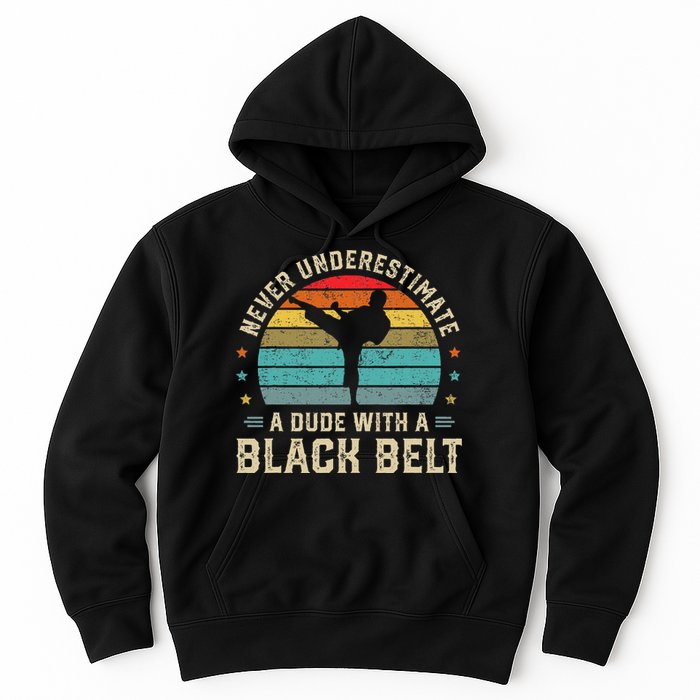 Martial Arts Black Belt Karate Jiu Jitsu Taekwondo Gifts Hoodie