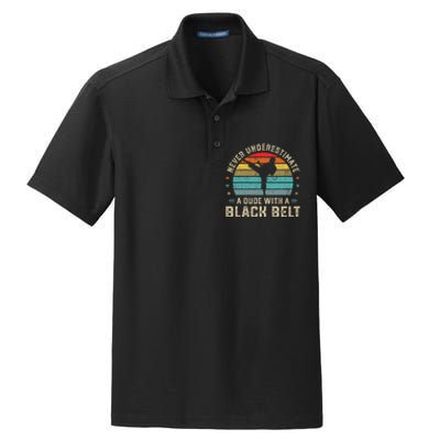 Martial Arts Black Belt Karate Jiu Jitsu Taekwondo Gifts Dry Zone Grid Polo