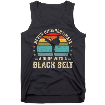 Martial Arts Black Belt Karate Jiu Jitsu Taekwondo Gifts Tank Top