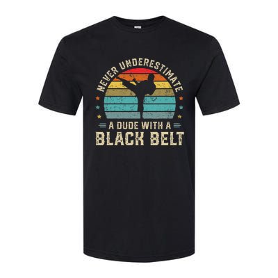 Martial Arts Black Belt Karate Jiu Jitsu Taekwondo Gifts Softstyle CVC T-Shirt