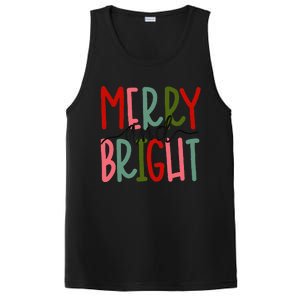 Merry And Bright Christmas PosiCharge Competitor Tank