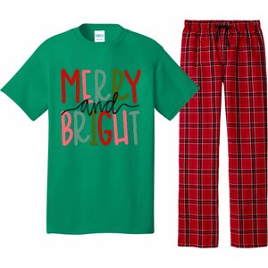 Merry And Bright Christmas Pajama Set