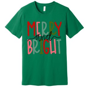 Merry And Bright Christmas Premium T-Shirt