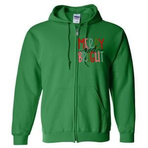 Merry And Bright Christmas Full Zip Hoodie