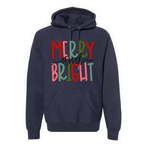 Merry And Bright Christmas Premium Hoodie