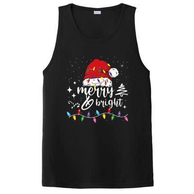 Merry And Bright Christmas Lights Xmas PosiCharge Competitor Tank