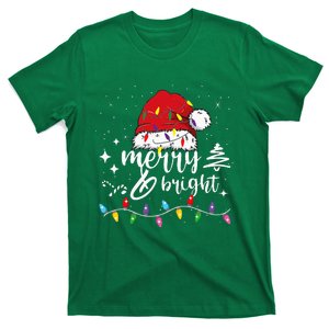 Merry And Bright Christmas Lights Xmas T-Shirt