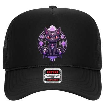 Mystical Anime Black Cat Super Fan Gift Trucker Hat