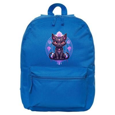 Mystical Anime Black Cat Super Fan Gift 16 in Basic Backpack