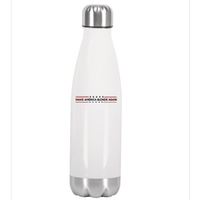 Make America Blonde Again Stainless Steel Insulated Water Bottle