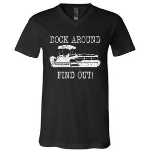 Montgomery Alabama Boat Dock Brawl Funny Dock Fight Meme V-Neck T-Shirt