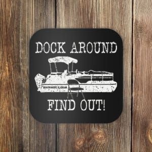 Montgomery Alabama Boat Dock Brawl Funny Dock Fight Meme Coaster