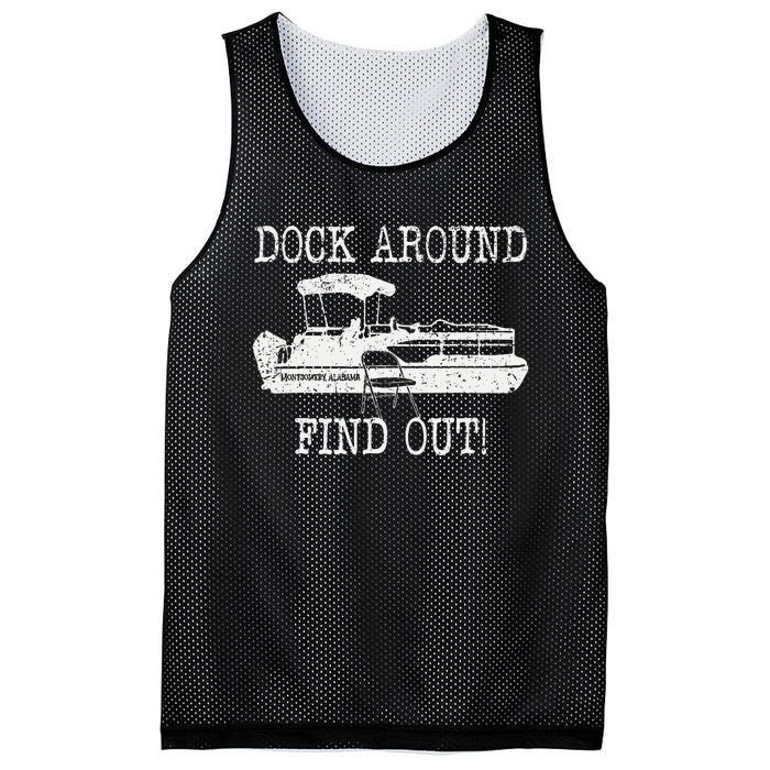 Montgomery Alabama Boat Dock Brawl Funny Dock Fight Meme Mesh Reversible Basketball Jersey Tank