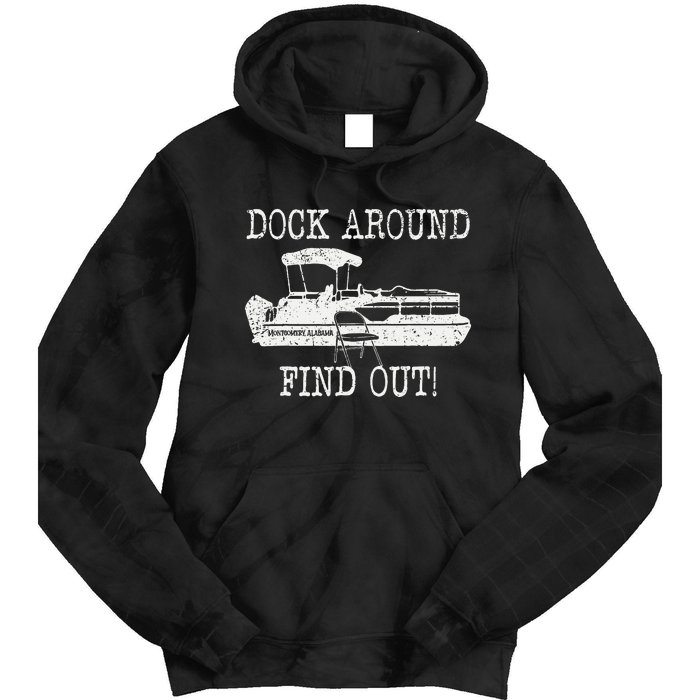 Montgomery Alabama Boat Dock Brawl Funny Dock Fight Meme Tie Dye Hoodie