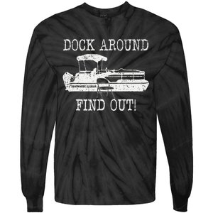 Montgomery Alabama Boat Dock Brawl Funny Dock Fight Meme Tie-Dye Long Sleeve Shirt