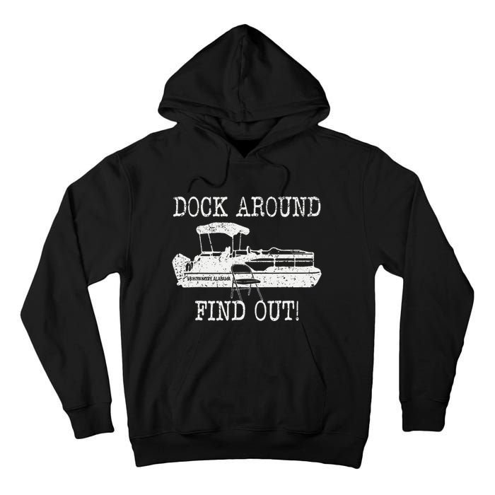 Montgomery Alabama Boat Dock Brawl Funny Dock Fight Meme Tall Hoodie