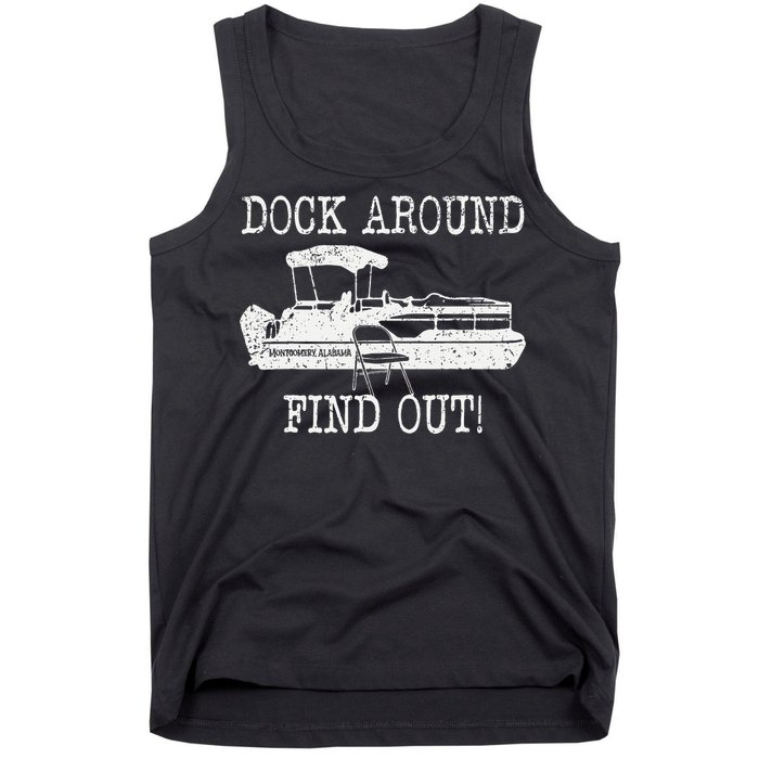 Montgomery Alabama Boat Dock Brawl Funny Dock Fight Meme Tank Top