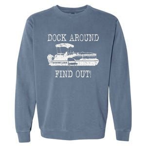 Montgomery Alabama Boat Dock Brawl Funny Dock Fight Meme Garment-Dyed Sweatshirt