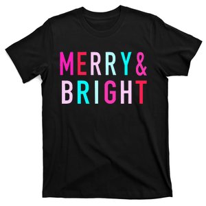 Merry And Bright Christmas Family Matching Christmas T-Shirt