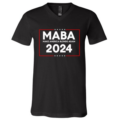 Make America Blonde Again V-Neck T-Shirt