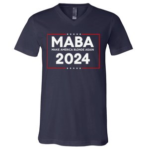 Make America Blonde Again V-Neck T-Shirt