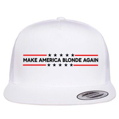 Make America Blonde Again Flat Bill Trucker Hat