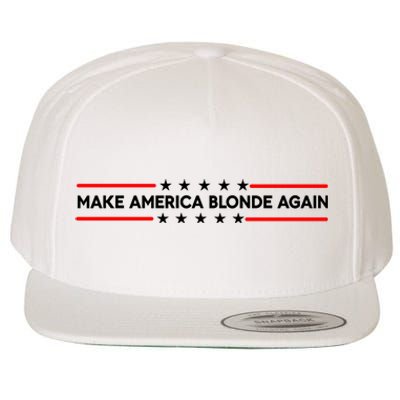 Make America Blonde Again Wool Snapback Cap