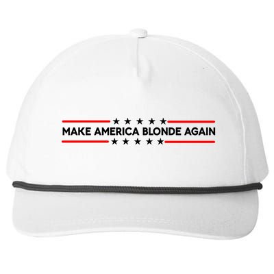 Make America Blonde Again Snapback Five-Panel Rope Hat