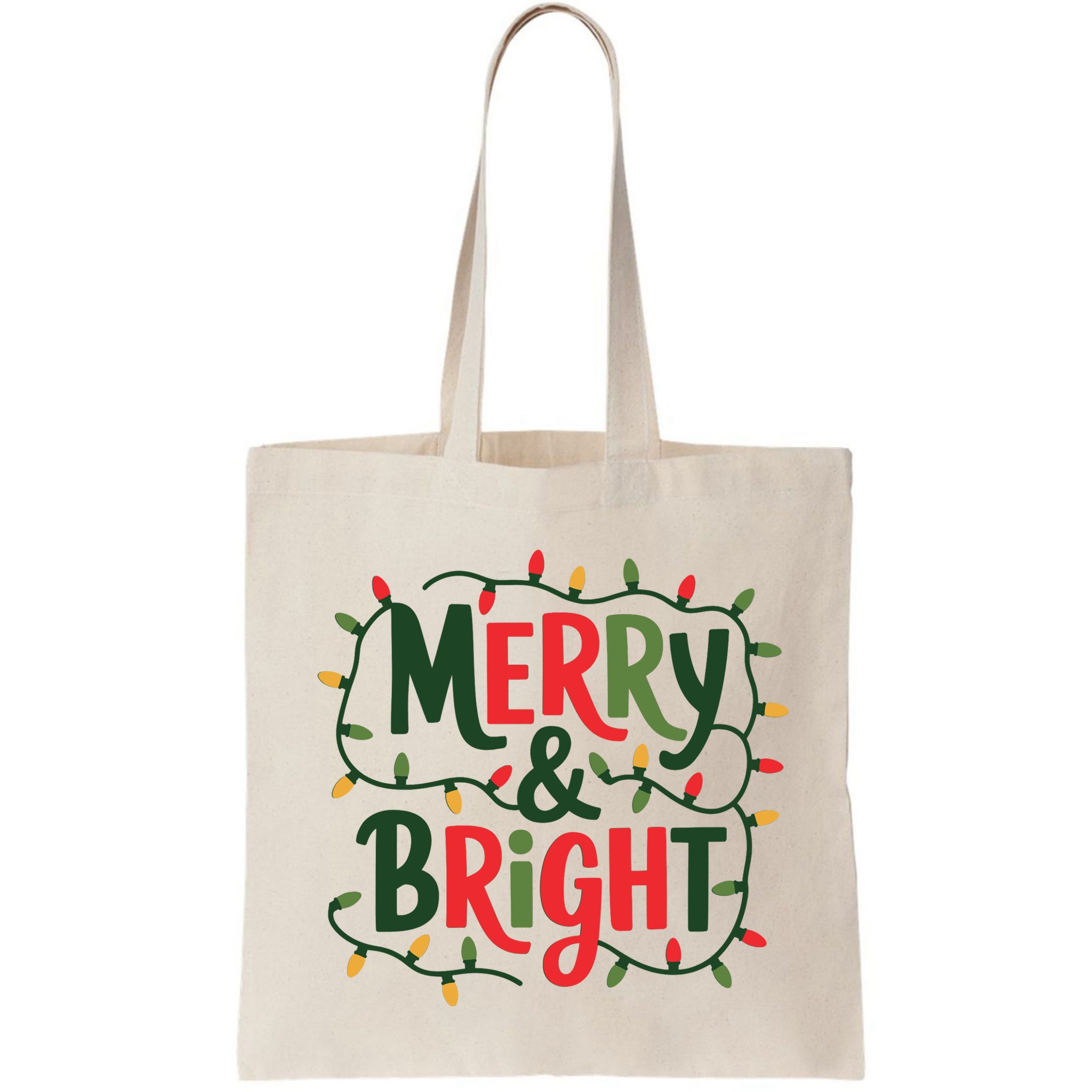 Merry And Bright Christmas Light Bag