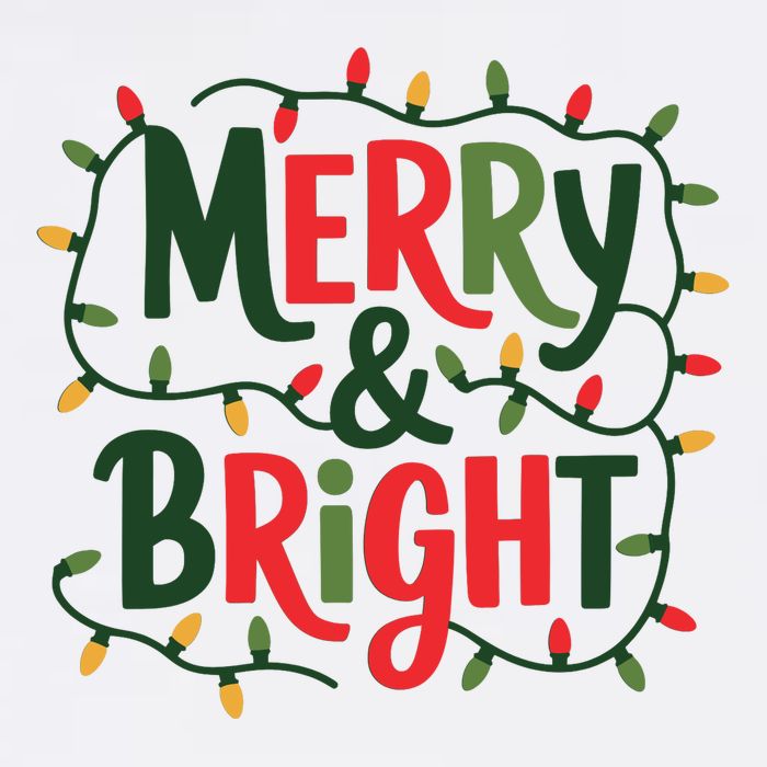 Merry And Bright Christmas Light Cooling Performance Crew T-Shirt