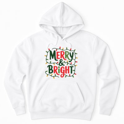 Merry And Bright Christmas Light Hoodie