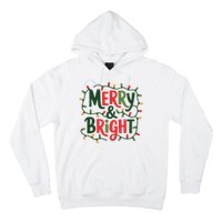 Merry And Bright Christmas Light Hoodie