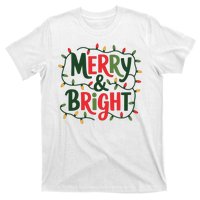 Merry And Bright Christmas Light T-Shirt