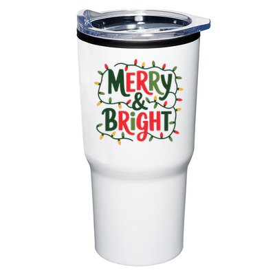 Merry And Bright Christmas Light Tumbler