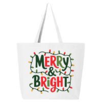 Merry And Bright Christmas Light 25L Jumbo Tote