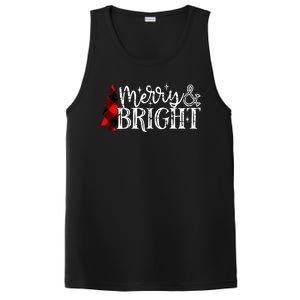 Merry And Bright Cute Christmas Gift PosiCharge Competitor Tank