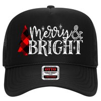 Merry And Bright Cute Christmas Gift Trucker Hat